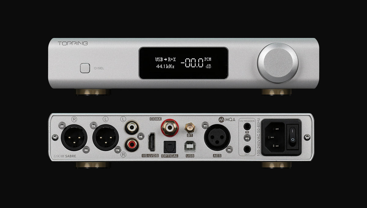 Apos Audio TOPPING DAC (Digital-to-Analog Converter) TOPPING D90 III Sabre Fully-Balanced HIFI DAC (Digital-to-Analog Converter)