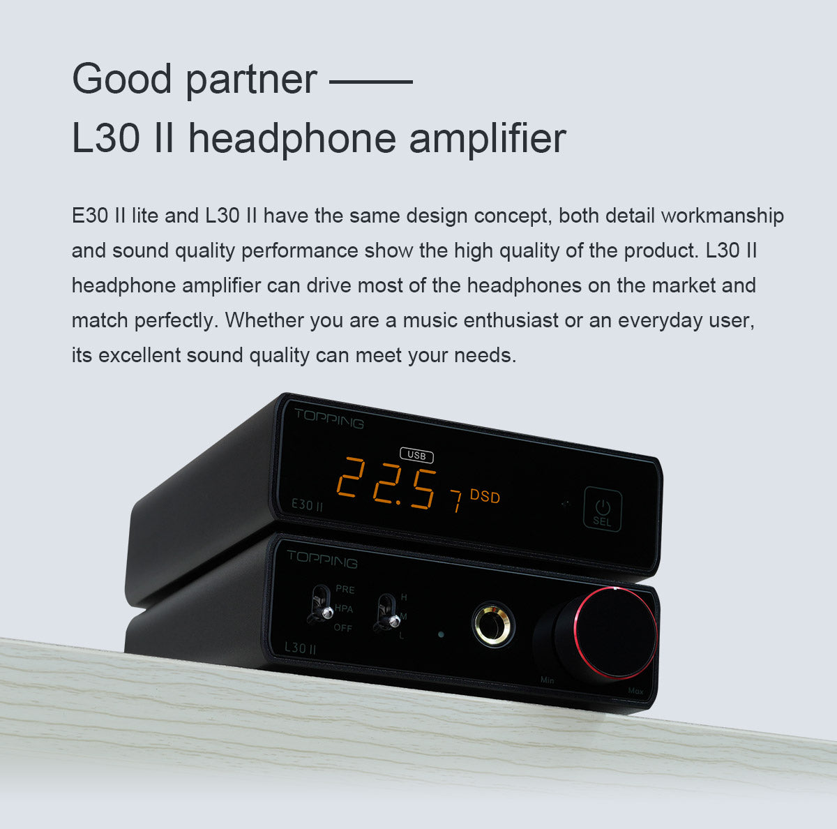 Apos Audio TOPPING DAC (Digital-to-Analog Converter) TOPPING E30 II Lite AK4493S DAC (Apos Certified)