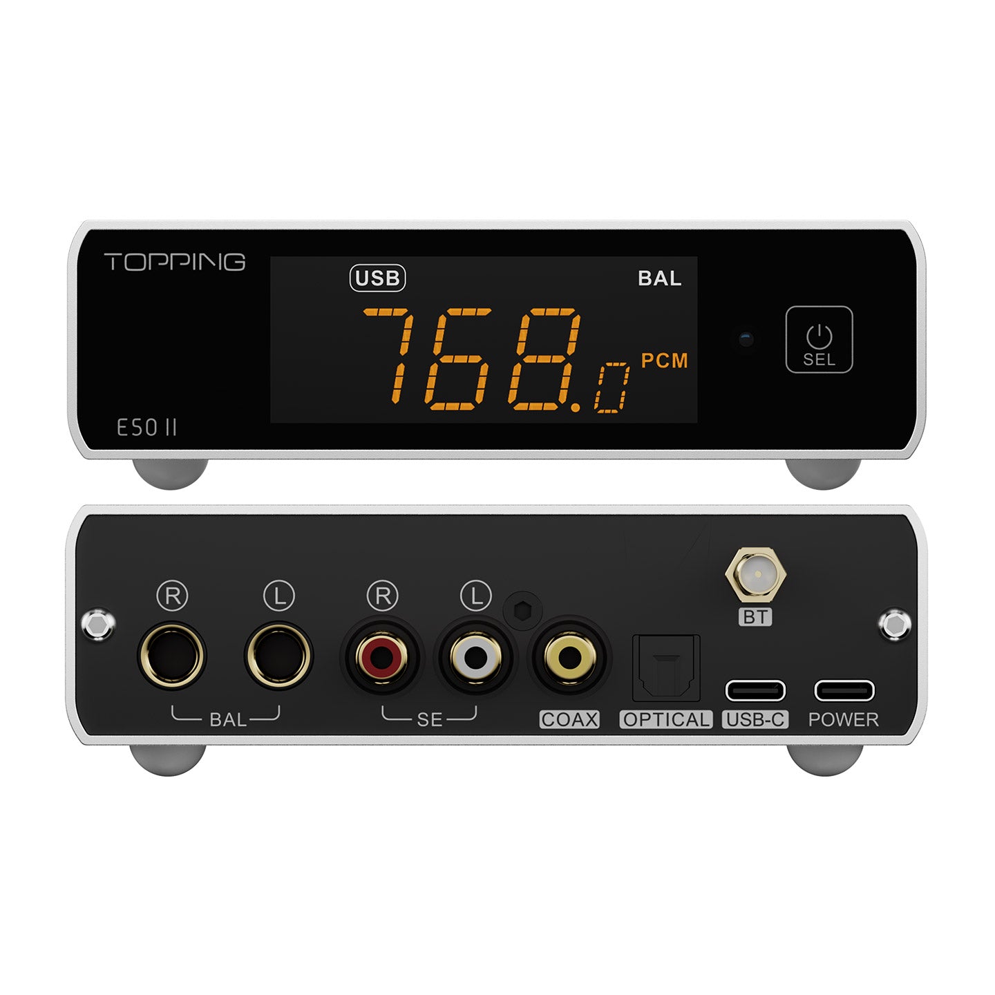 Apos Audio TOPPING DAC (Digital-to-Analog Converter) TOPPING E50 II Desktop DAC (Digital-to-Analog-Convertor)