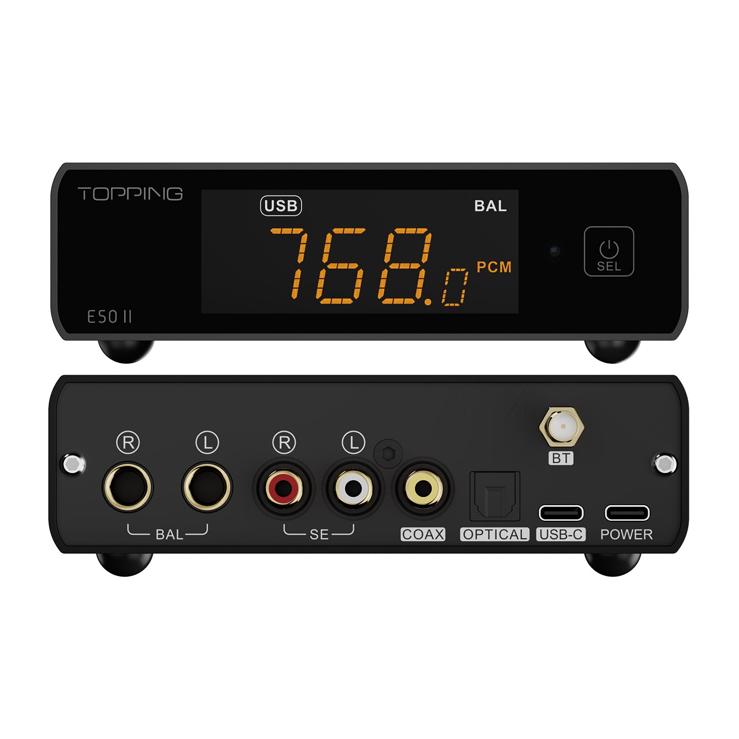 Apos Audio TOPPING DAC (Digital-to-Analog Converter) TOPPING E50 II Desktop DAC (Digital-to-Analog-Convertor)