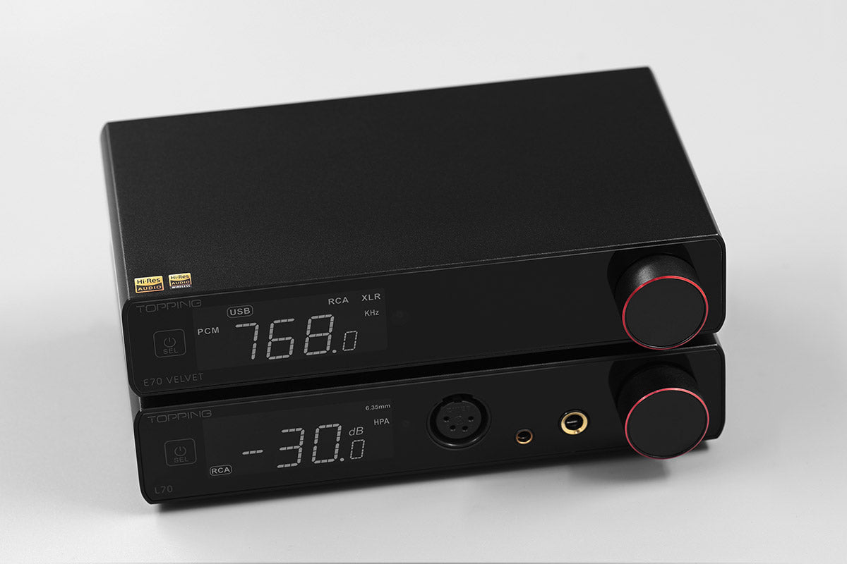 Apos Audio TOPPING DAC (Digital-to-Analog Converter) TOPPING E70 VELVET AK4499EX Desktop DAC (Apos Certified)