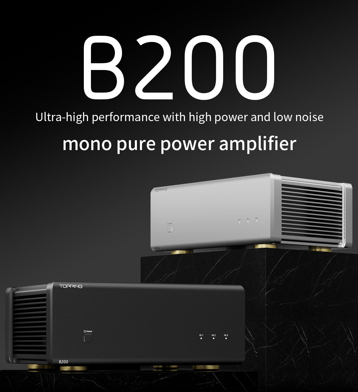 TOPPING B200 Ultra-high Performance Mono Power Amplifier – Apos