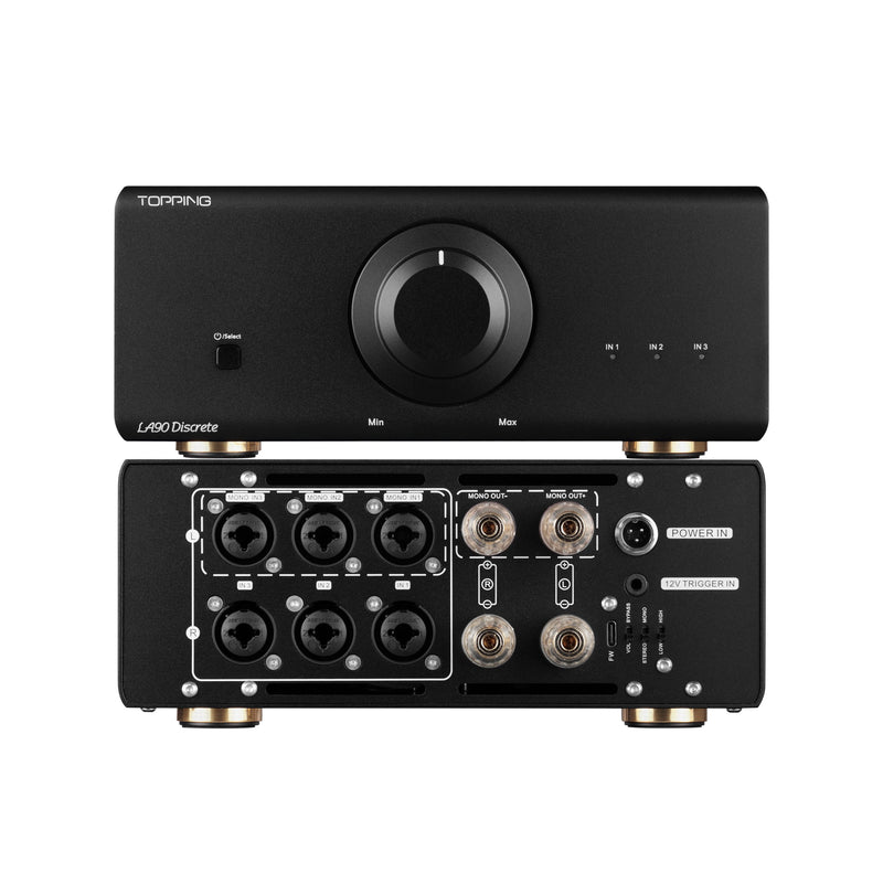 Apos Audio TOPPING Headphone Amp TOPPING LA90 Discrete NFCA Power Amplifier / LA90 Power Amplifier (Apos Certified)