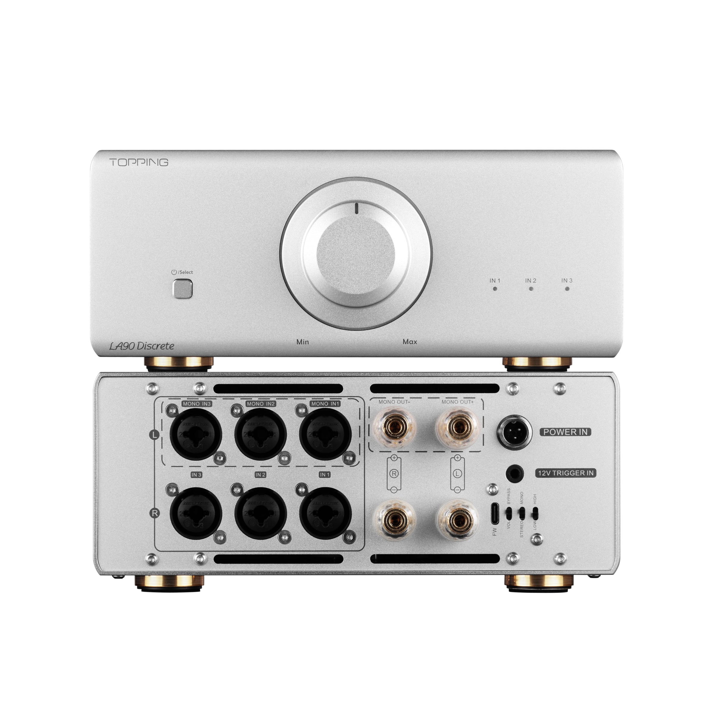 Apos Audio TOPPING Headphone Amp TOPPING LA90 Discrete NFCA Power Amplifier / LA90 Power Amplifier (Apos Certified)