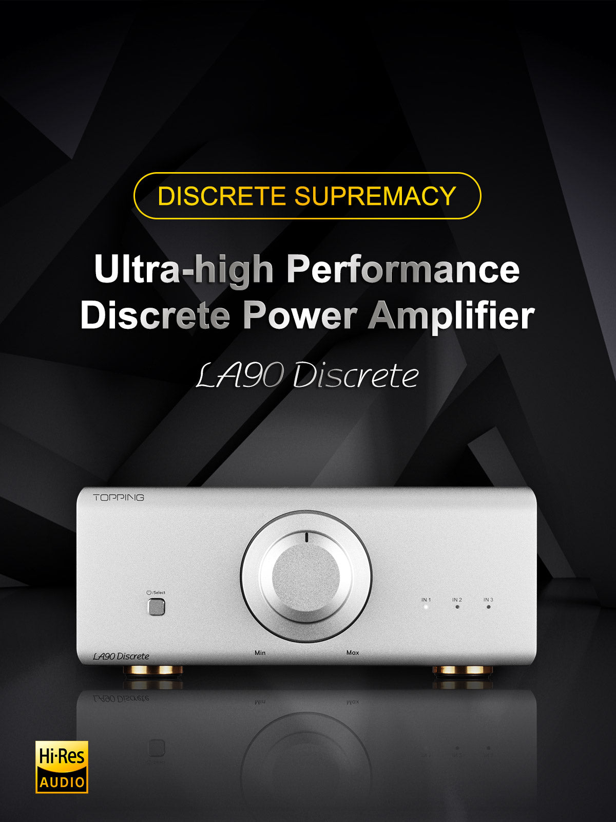 Apos Audio TOPPING Headphone Amp TOPPING LA90 Discrete NFCA Power Amplifier / LA90 Power Amplifier (Apos Certified)