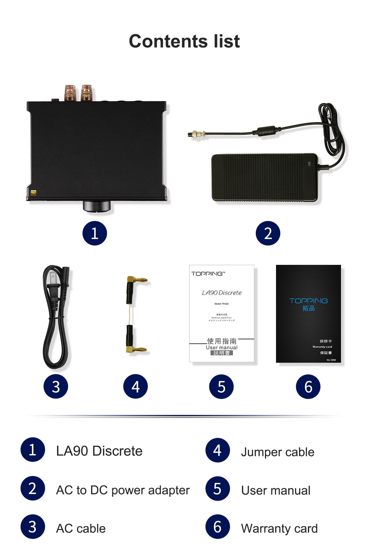 Apos Audio TOPPING Headphone Amp TOPPING LA90 Discrete NFCA Power Amplifier / LA90 Power Amplifier (Apos Certified)