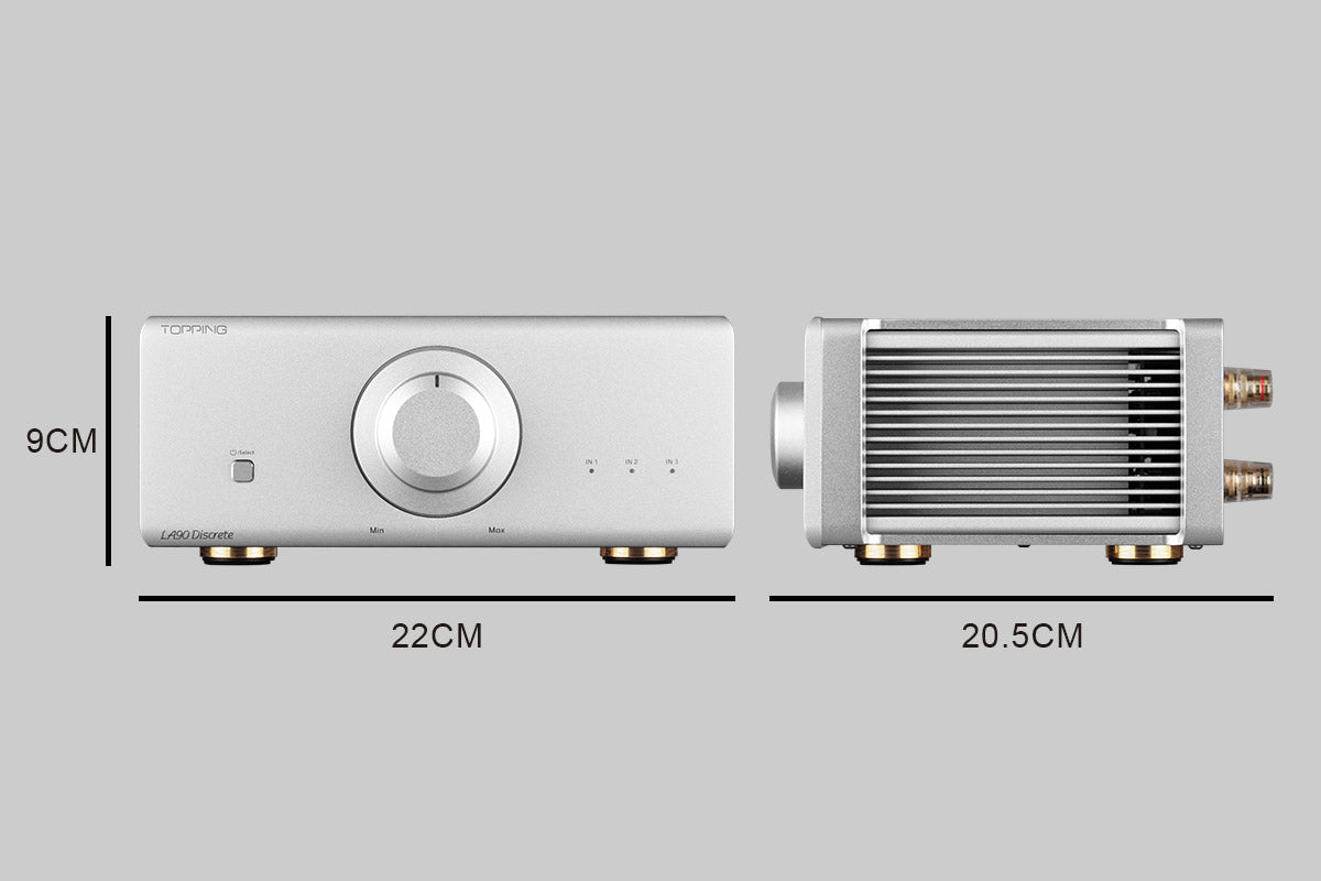 Apos Audio TOPPING Headphone Amp TOPPING LA90 Discrete NFCA Power Amplifier / LA90 Power Amplifier (Apos Certified)