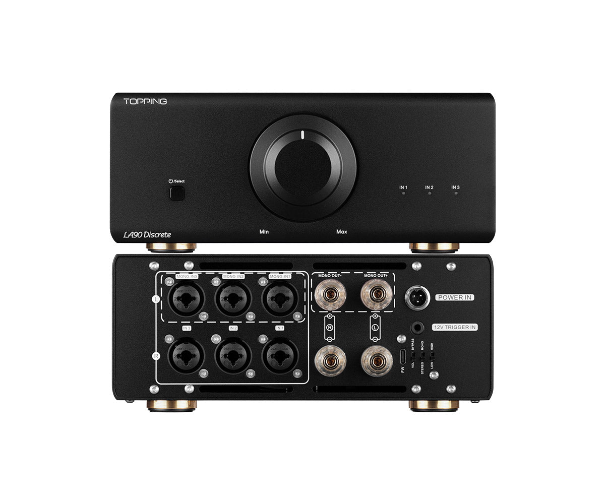 Apos Audio TOPPING Headphone Amp TOPPING LA90 Discrete NFCA Power Amplifier / LA90 Power Amplifier (Apos Certified)