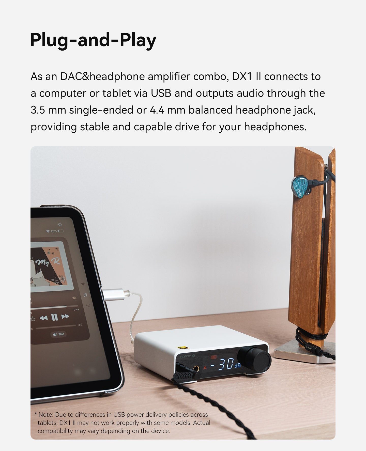 Apos Audio TOPPING Headphone DAC/Amp TOPPING DX1 II Gaming Headphone DAC/Amp