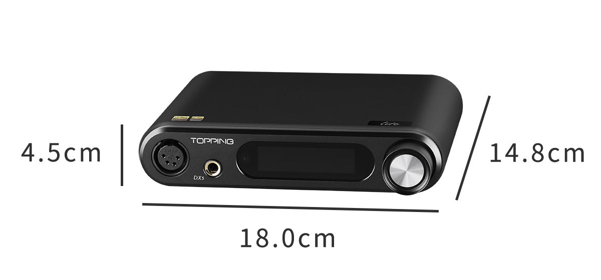 Apos Audio TOPPING Headphone DAC/Amp TOPPING DX5 Lite Desktop DAC/Amp (Apos Certified)