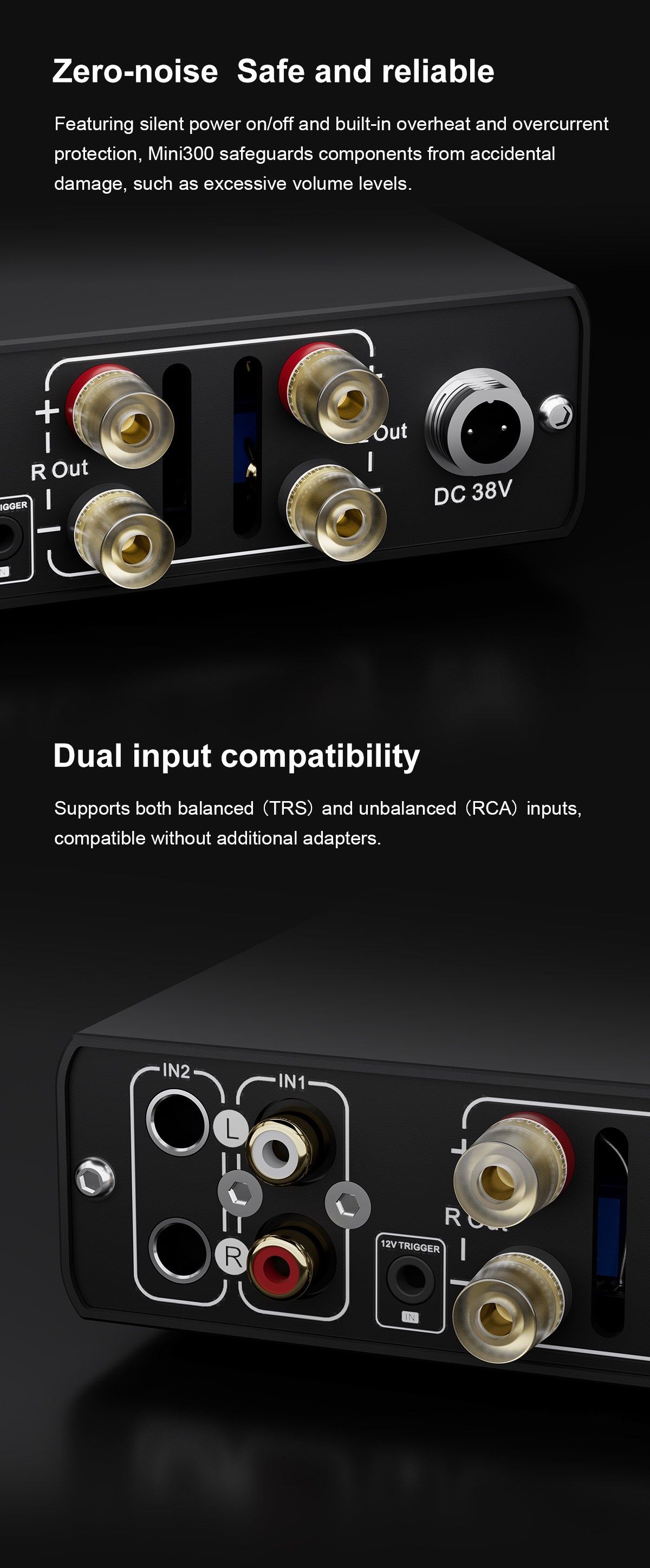 Apos Audio TOPPING Headphone DAC/Amp TOPPING Mini 300 Compact Power Desk Amplifier