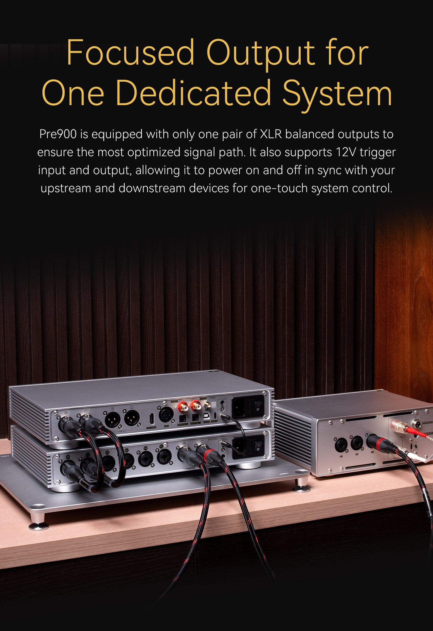 Apos Audio TOPPING Preamplifier TOPPING Pre900 Fully-Balanced Desktop Pre-Amplifier