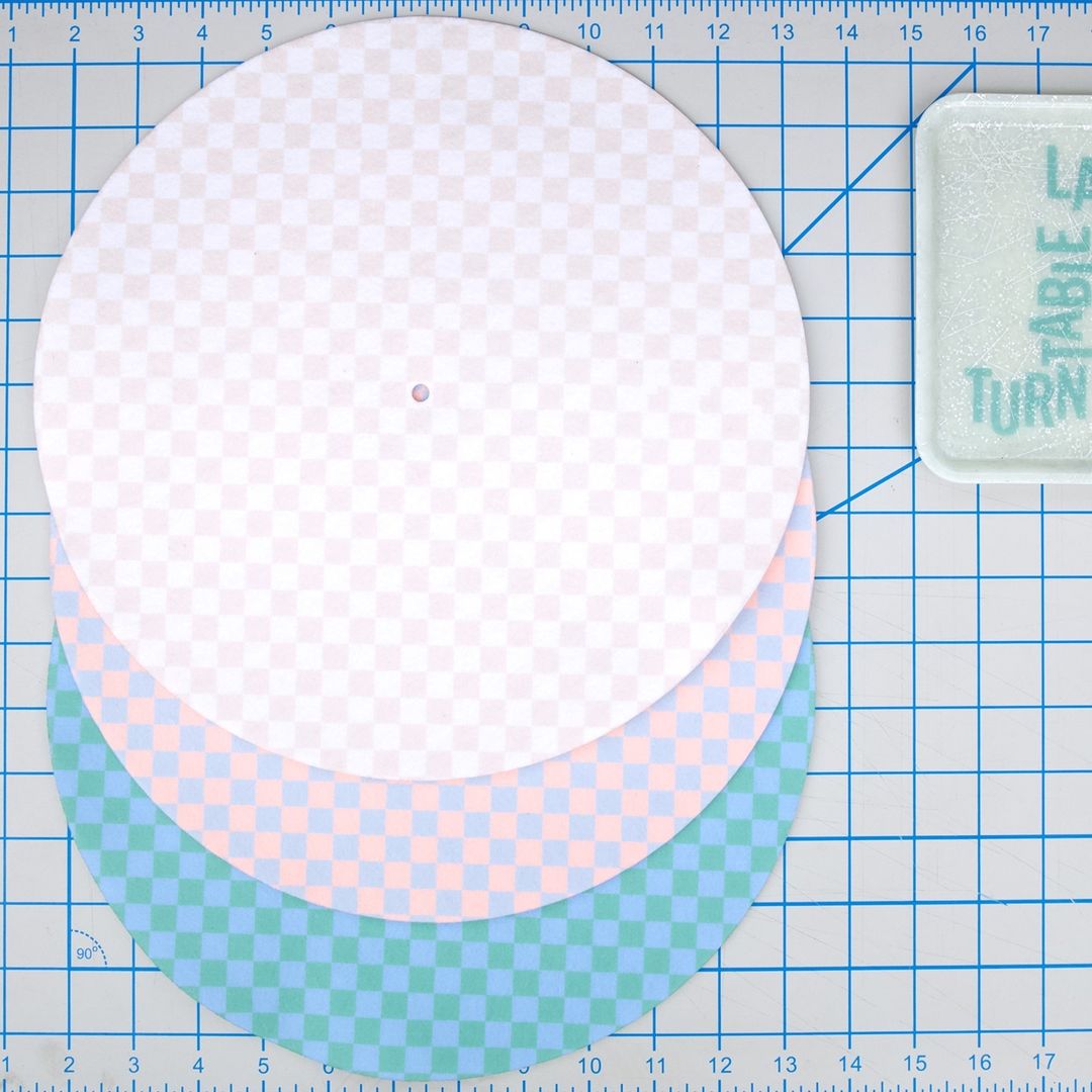 Apos Audio TurntableLab.com Accessory Turntable Lab: Checkmat Record Mat Slipmat