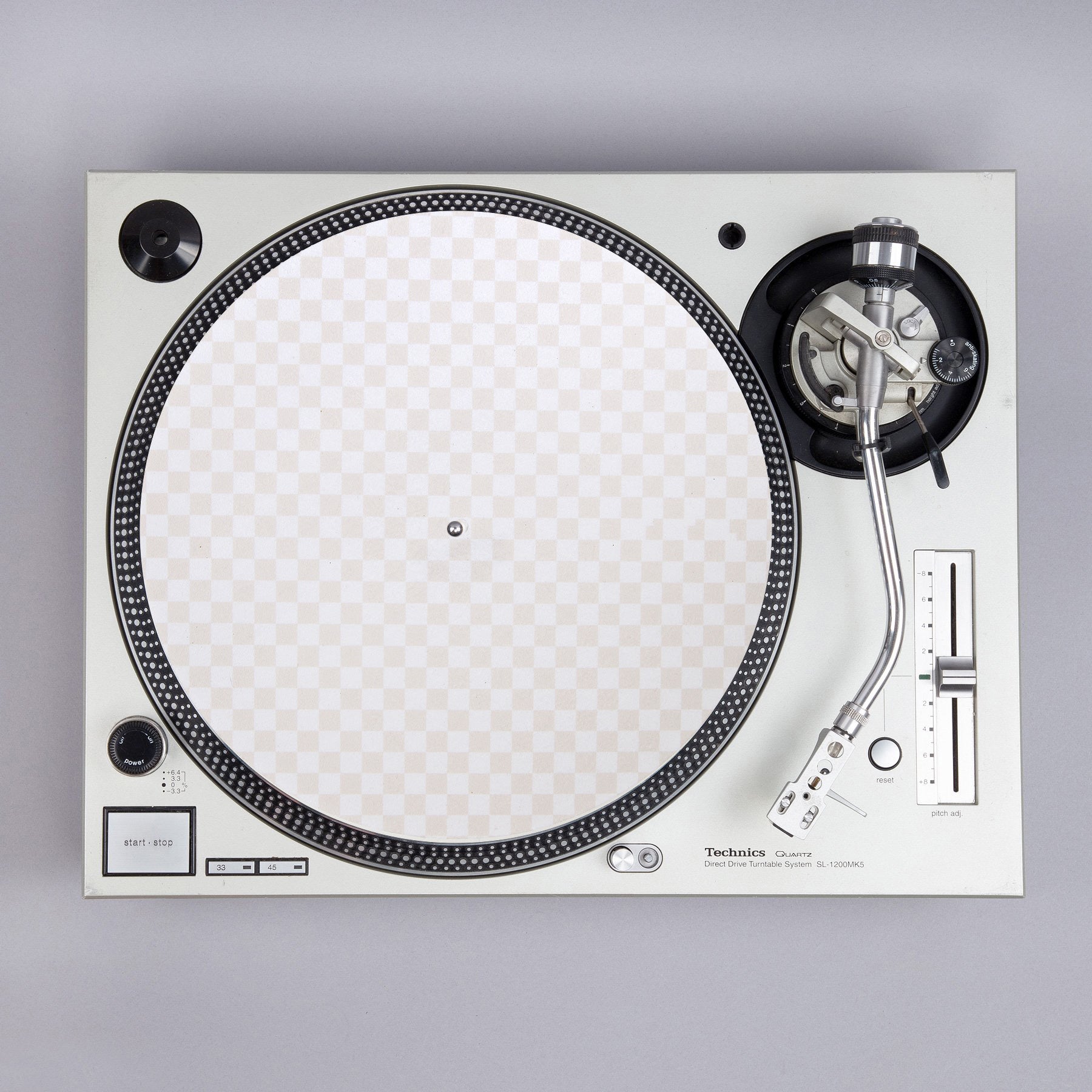 Apos Audio TurntableLab.com Accessory Turntable Lab: Checkmat Record Mat Slipmat Neutral / Single Mat