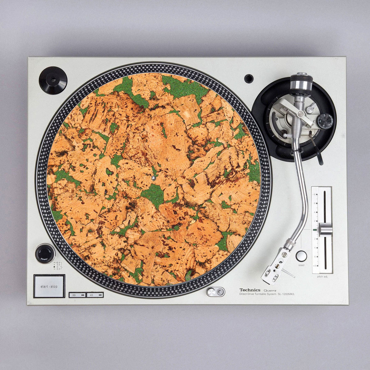 Apos Audio TurntableLab.com Accessory Turntable Lab: Colored Cork Record Mat Green