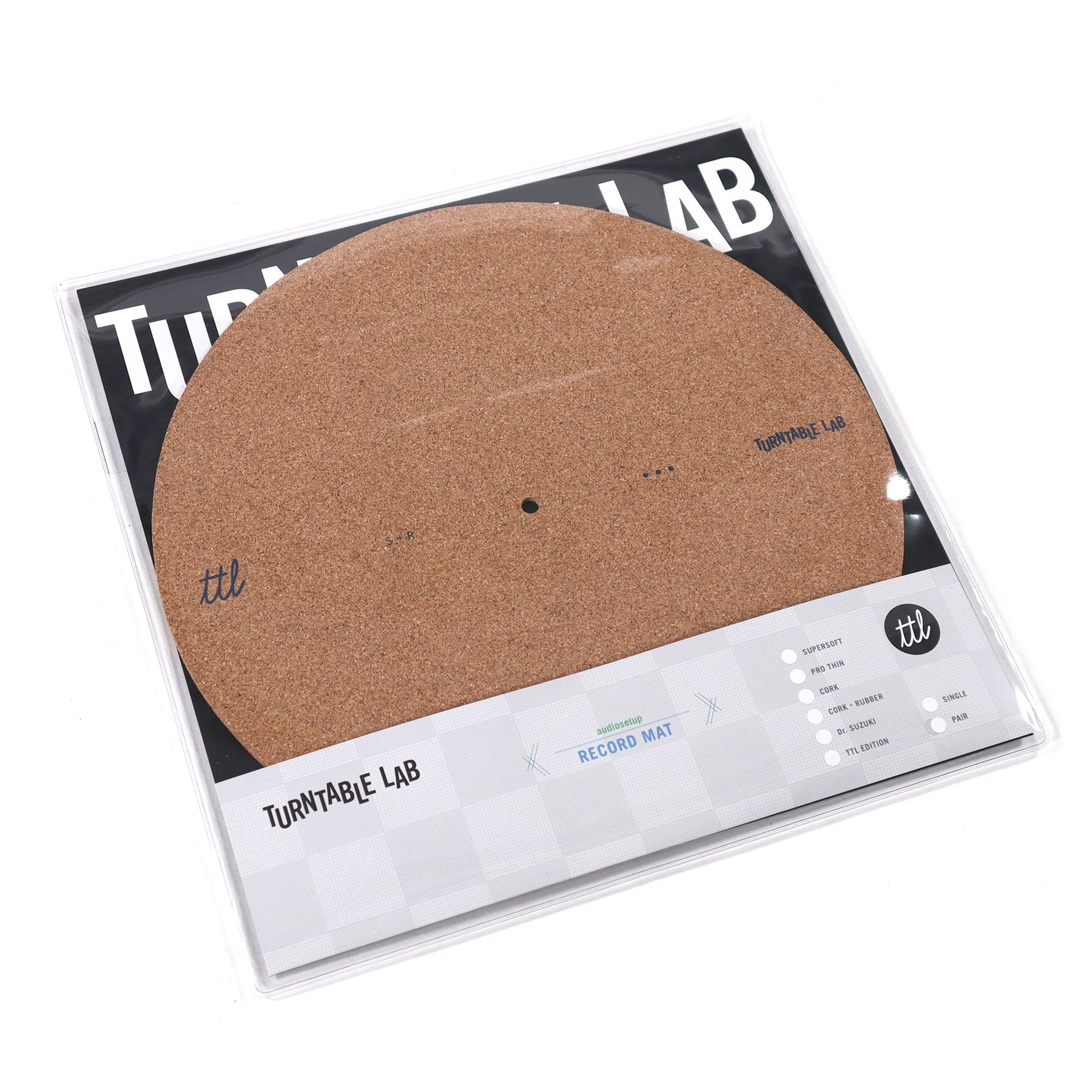 Apos Audio TurntableLab.com Accessory Turntable Lab: Cork Record Mat Record Mat