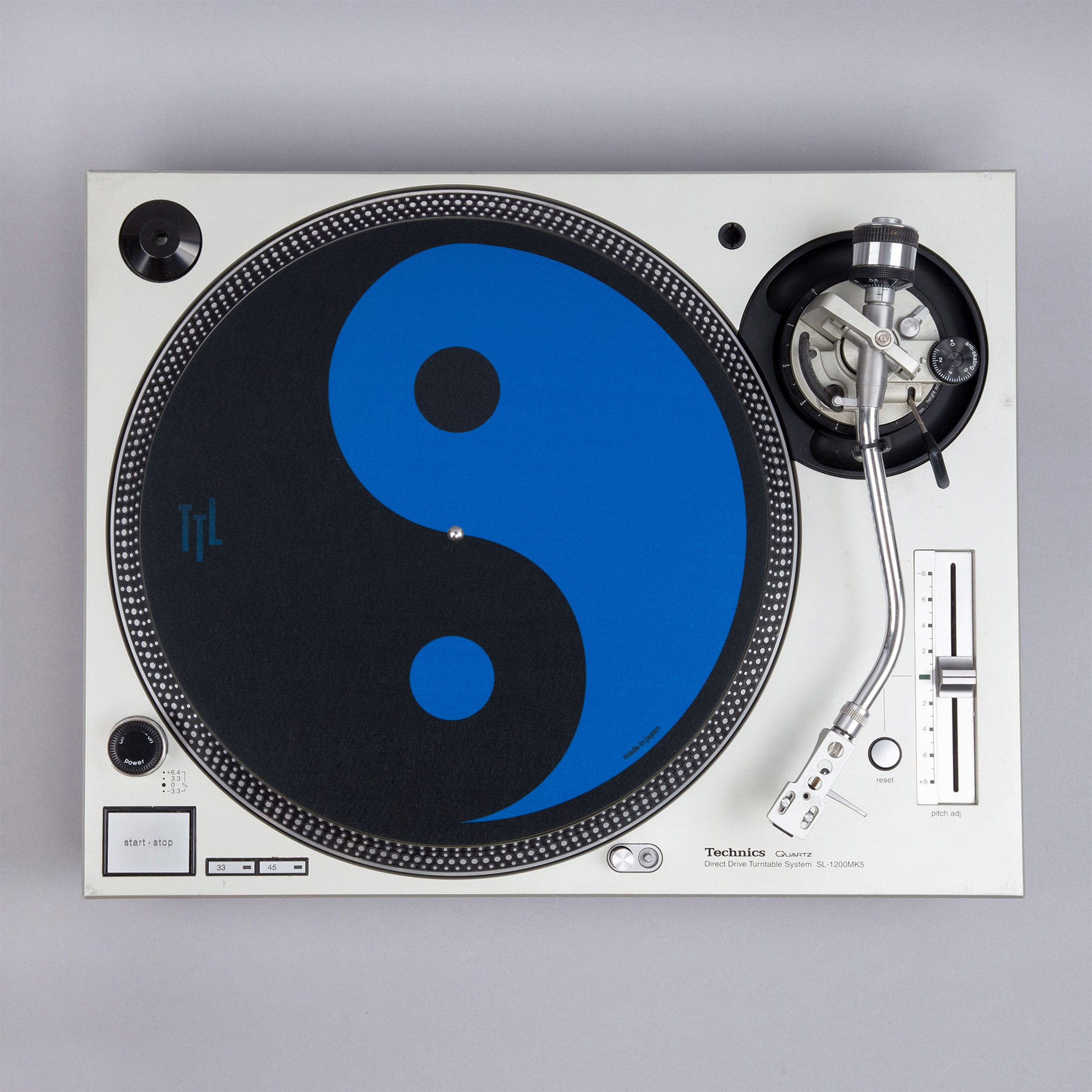 Apos Audio TurntableLab.com Accessory Turntable Lab: Dr. Suzuki Record Mat - Dark Mode Blue