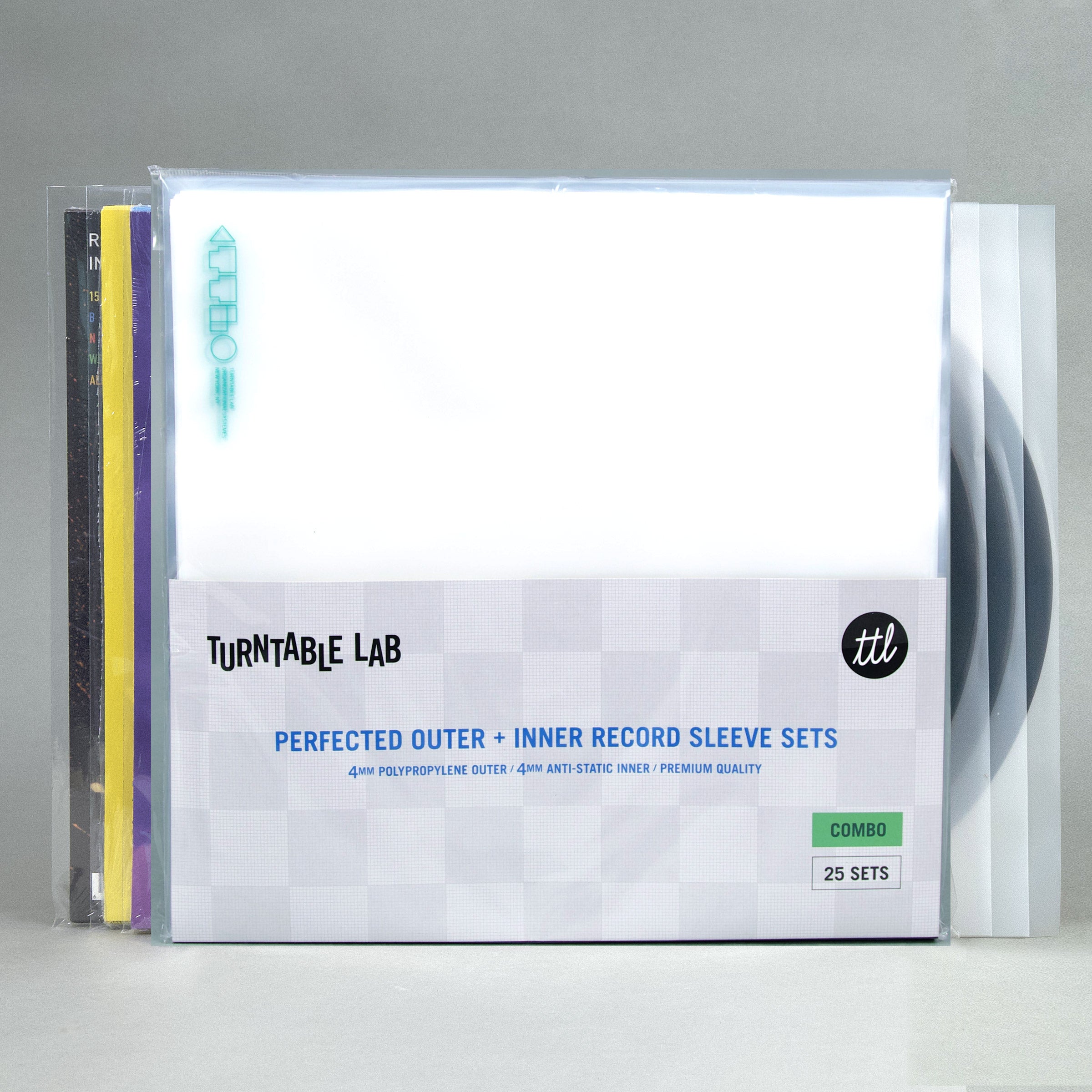 Apos Audio TurntableLab.com Accessory Turntable Lab: Perfected Outer / Inner Record Sleeves Combo Pack