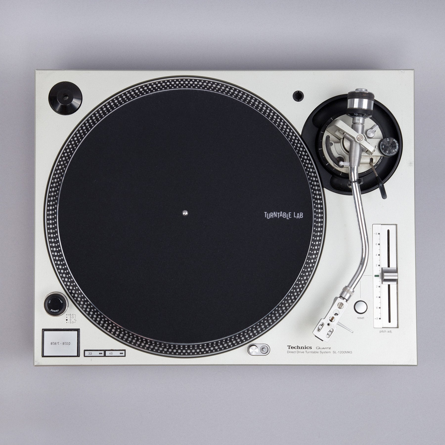 Apos Audio TurntableLab.com Accessory Turntable Lab: Pro Thin Slipmat Record Mats (Technics Style) - Black