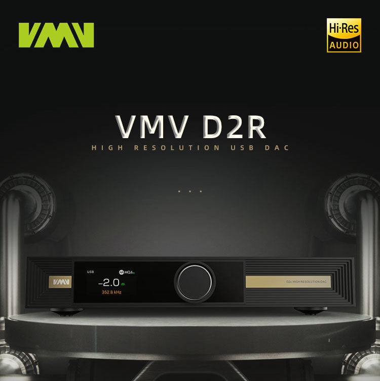 Apos Audio VMV DAC (Digital-to-Analog Converter) VMV D2R High Resolution Desktop DAC (Apos Certified) Like New