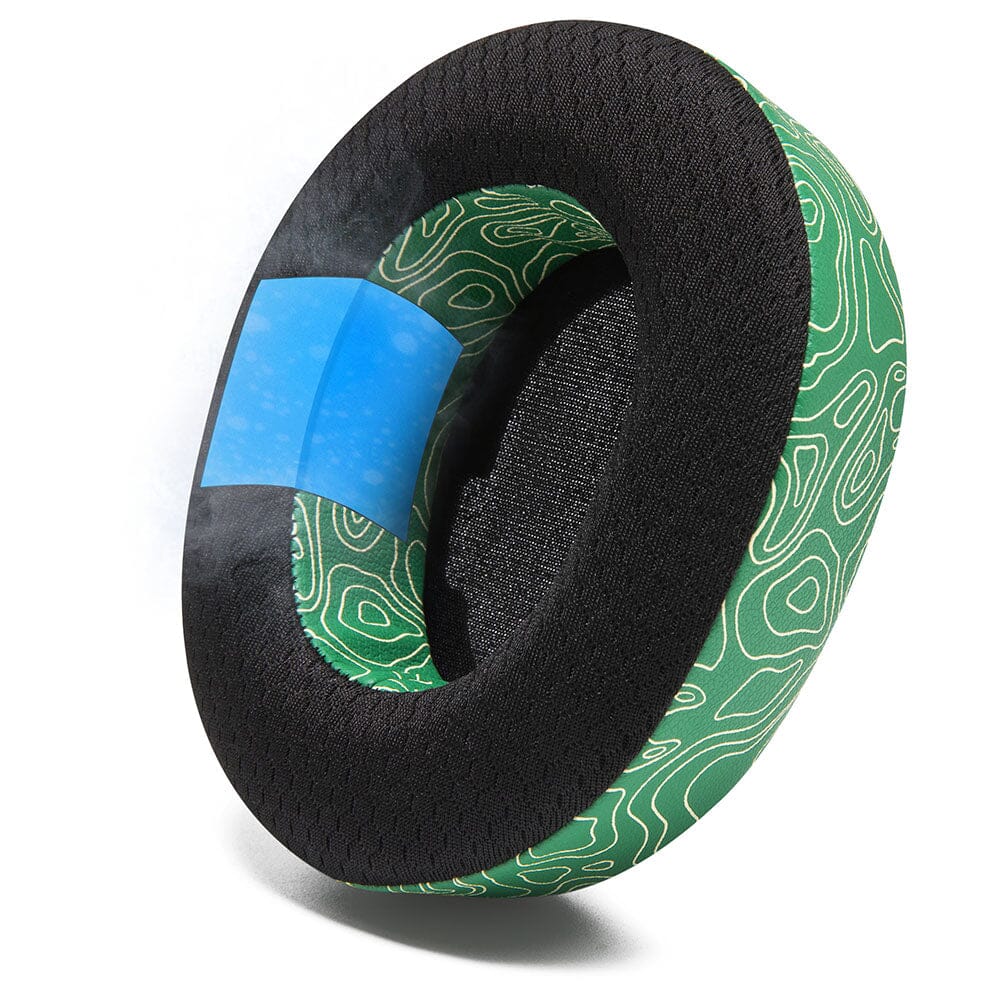 Apos Audio Wicked Cushions Cooling Gel Ear Pads Arctis Nova Pro Wireless, Nova Elite & Nova Pro Omni Earpads - WC FreeZe Cooling Gel Emerald Tide