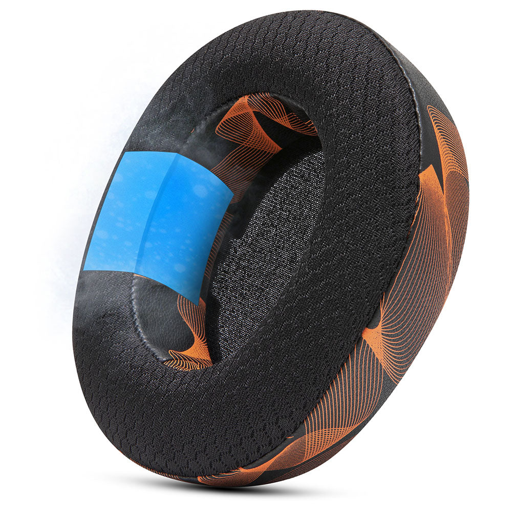Apos Audio Wicked Cushions Cooling Gel Ear Pads Arctis Nova Pro Wireless, Nova Elite & Nova Pro Omni Earpads - WC FreeZe Cooling Gel Kinetic Wave