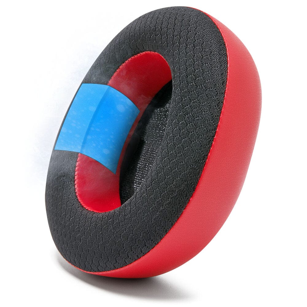 Apos Audio Wicked Cushions Cooling Gel Ear Pads Arctis Nova Pro Wireless, Nova Elite & Nova Pro Omni Earpads - WC FreeZe Cooling Gel Red