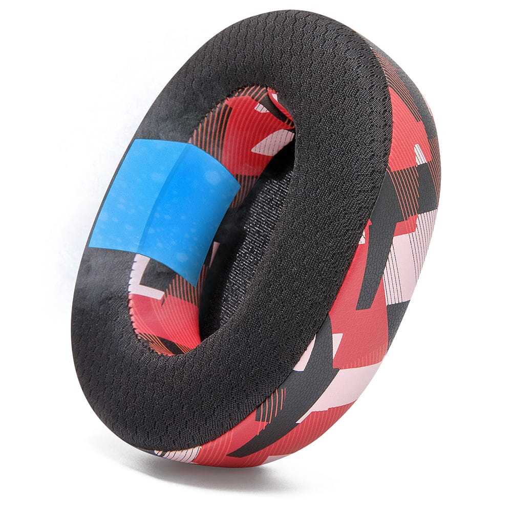 Apos Audio Wicked Cushions Cooling Gel Ear Pads Arctis Nova Pro Wireless, Nova Elite & Nova Pro Omni Earpads - WC FreeZe Cooling Gel Red Prism