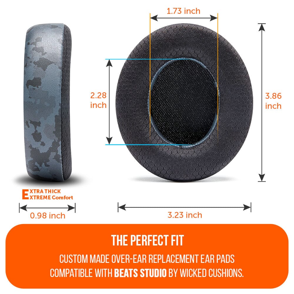 Apos Audio Wicked Cushions Cooling Gel Ear Pads Beats Studio Earpads - WC FreeZe Cooling Gel
