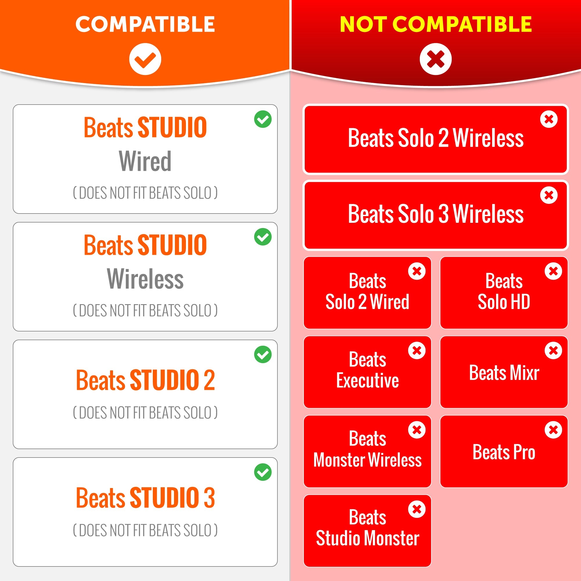 Apos Audio Wicked Cushions Cooling Gel Ear Pads Beats Studio Earpads - WC FreeZe Cooling Gel