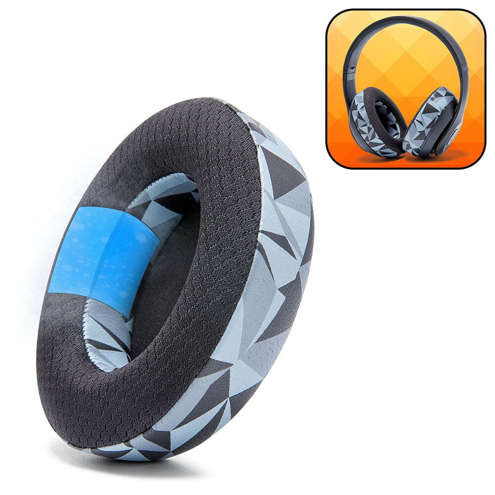 Apos Audio Wicked Cushions Cooling Gel Ear Pads Beats Studio Earpads - WC FreeZe Cooling Gel Geo Grey