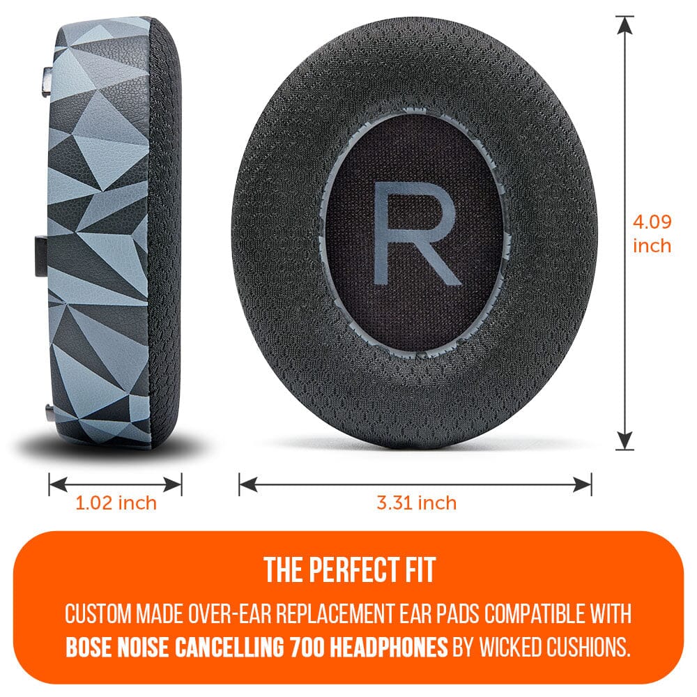 Apos Audio Wicked Cushions Cooling Gel Ear Pads Bose NC 700 Cooling Gel Earpads - WC FreeZe