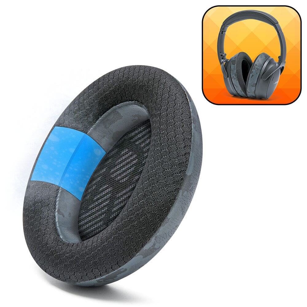 Apos Audio Wicked Cushions Cooling Gel Ear Pads Bose QC35 Cooling Gel Earpads - WC FreeZe Black Camo