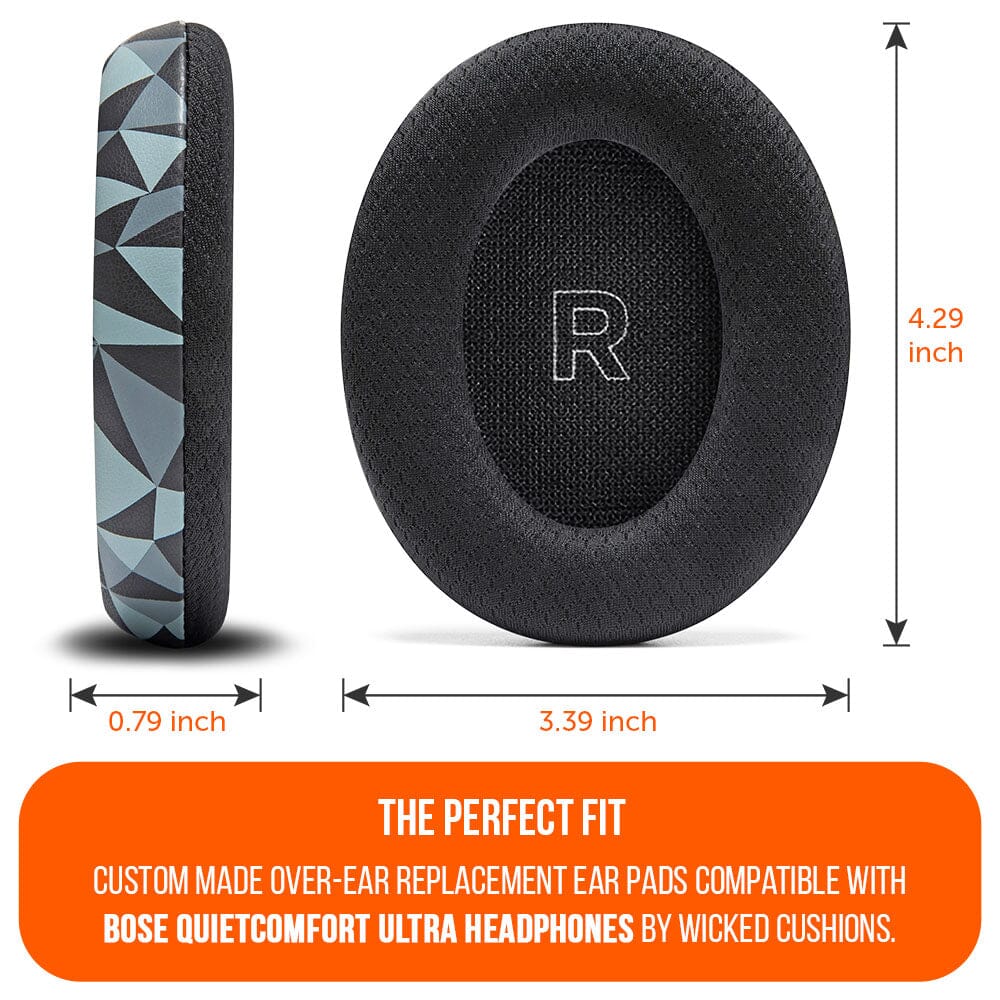Apos Audio Wicked Cushions Cooling Gel Ear Pads Bose QuietComfort Ultra Gen 1 & Gen 2 Cooling Gel Earpads - WC FreeZe QC Ultra