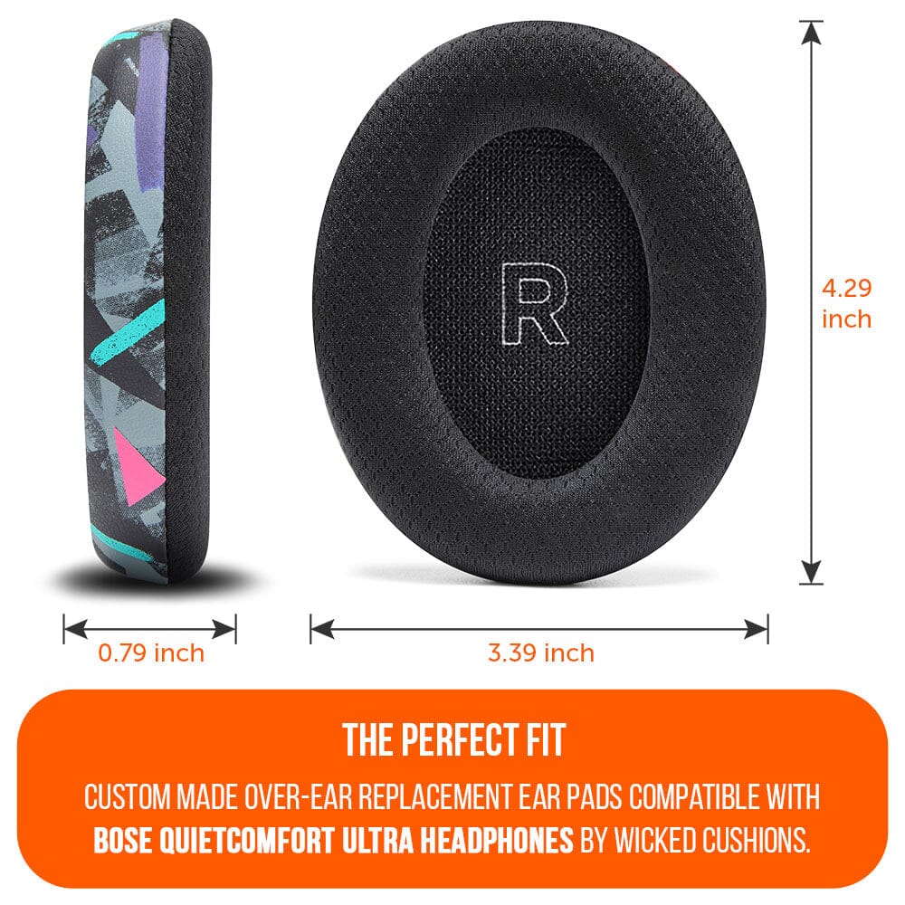 Apos Audio Wicked Cushions Cooling Gel Ear Pads Bose QuietComfort Ultra Gen 1 & Gen 2 Cooling Gel Earpads - WC FreeZe QC Ultra
