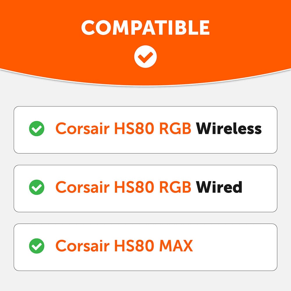 Apos Audio Wicked Cushions Cooling Gel Ear Pads Corsair HS80 Earpads - WC FreeZe Cooling Gel