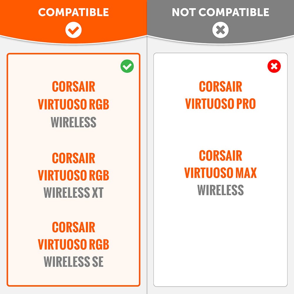Apos Audio Wicked Cushions Cooling Gel Ear Pads Corsair Virtuoso Earpads - WC FreeZe Cooling Gel
