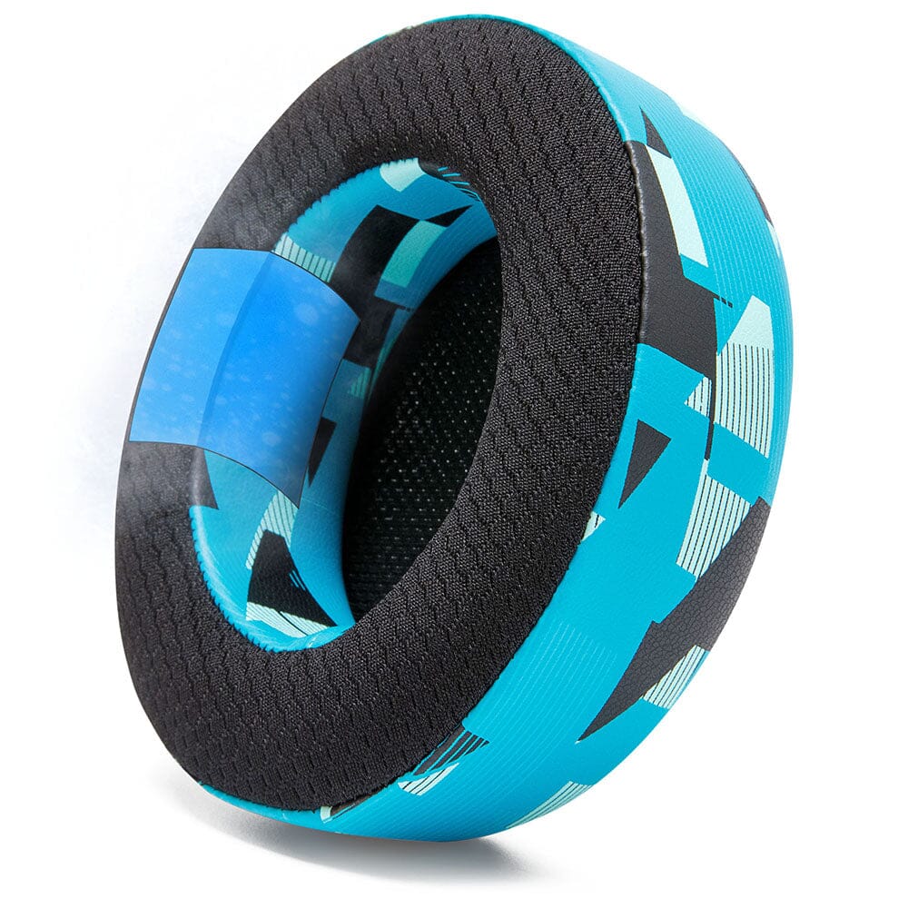 Apos Audio Wicked Cushions Cooling Gel Ear Pads Corsair Virtuoso Earpads - WC FreeZe Cooling Gel Cyan Prism