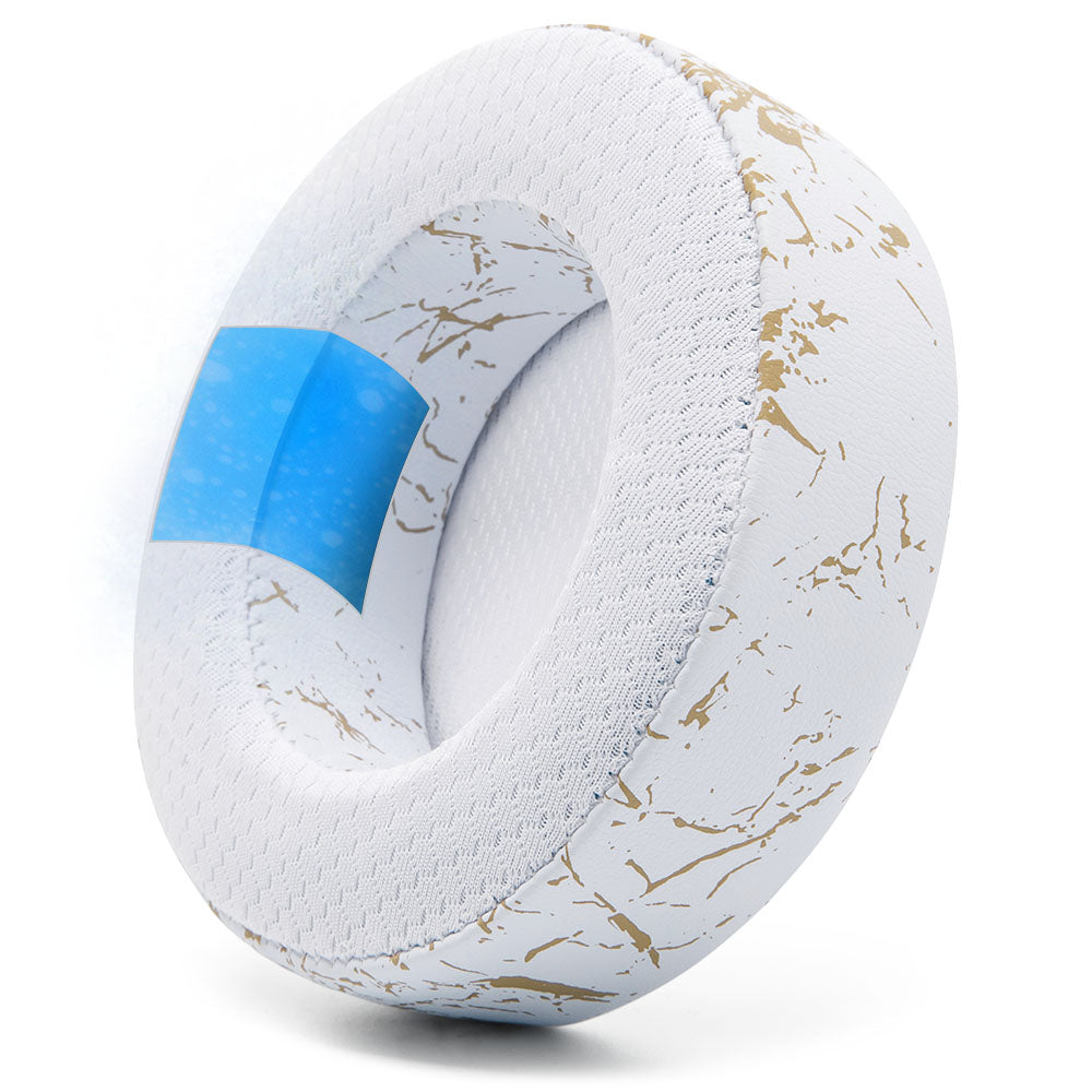 Apos Audio Wicked Cushions Cooling Gel Ear Pads Corsair Virtuoso Earpads - WC FreeZe Cooling Gel Gold Marble