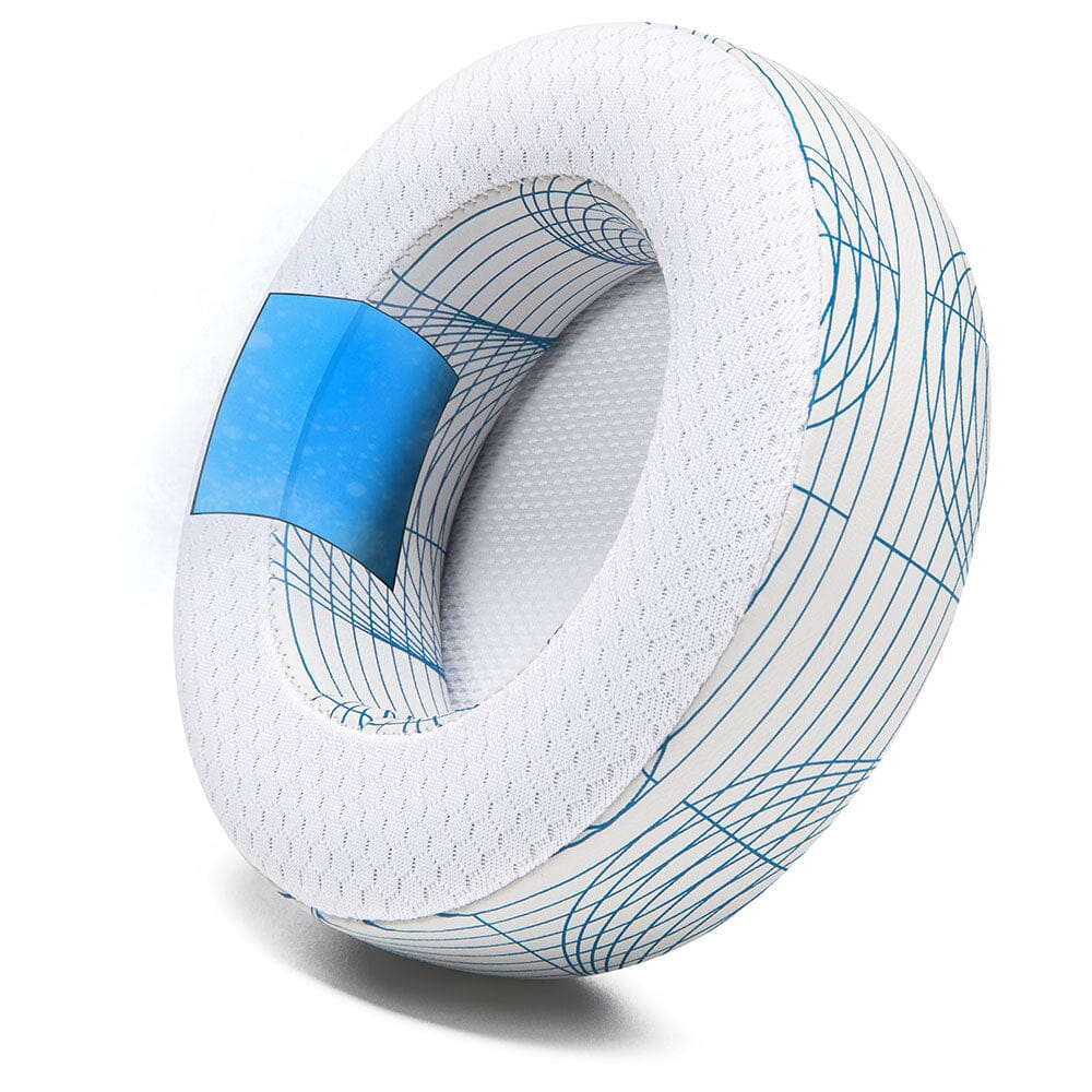 Apos Audio Wicked Cushions Cooling Gel Ear Pads Corsair Virtuoso Earpads - WC FreeZe Cooling Gel Ivory Tide