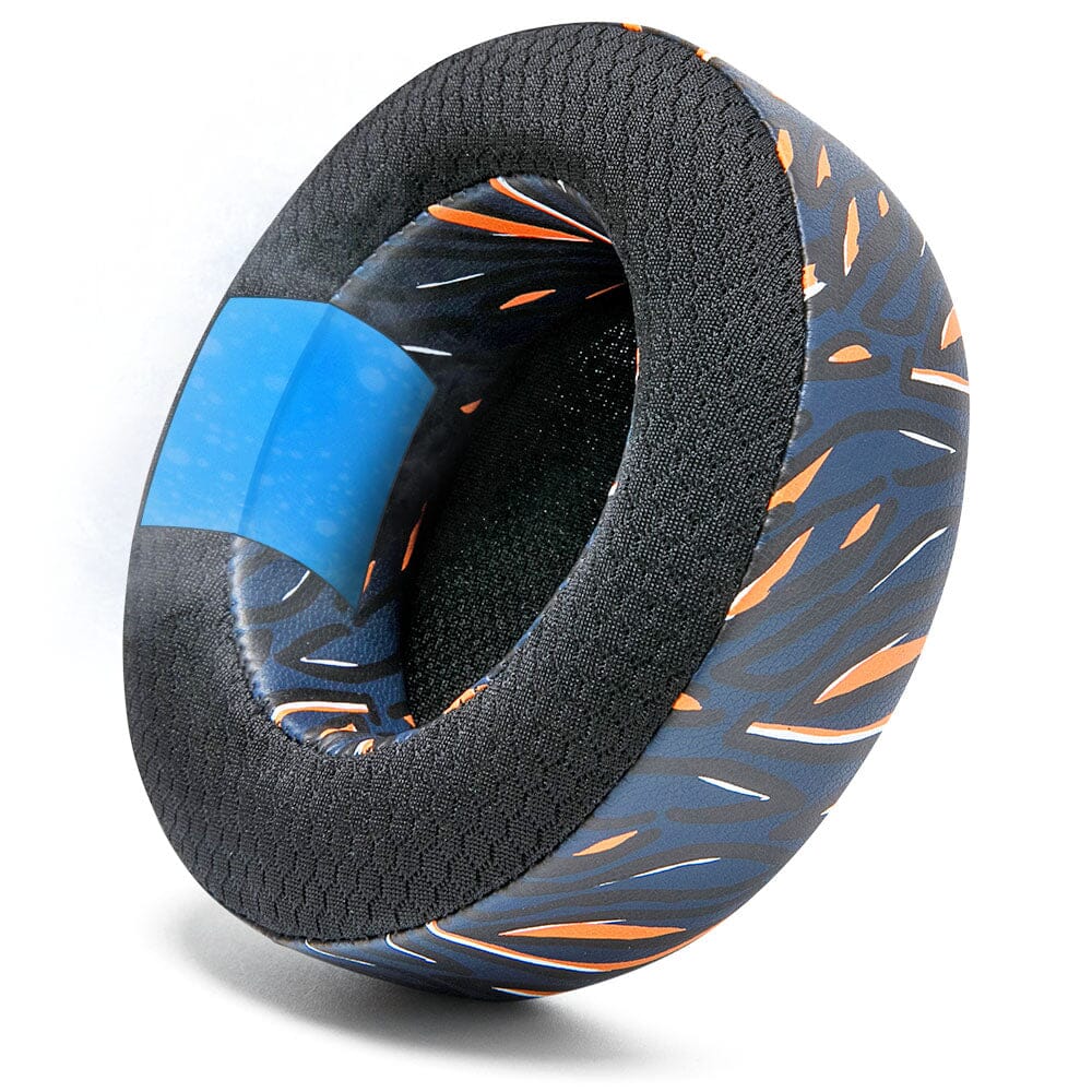 Apos Audio Wicked Cushions Cooling Gel Ear Pads Corsair Virtuoso Earpads - WC FreeZe Cooling Gel Navy Tiger