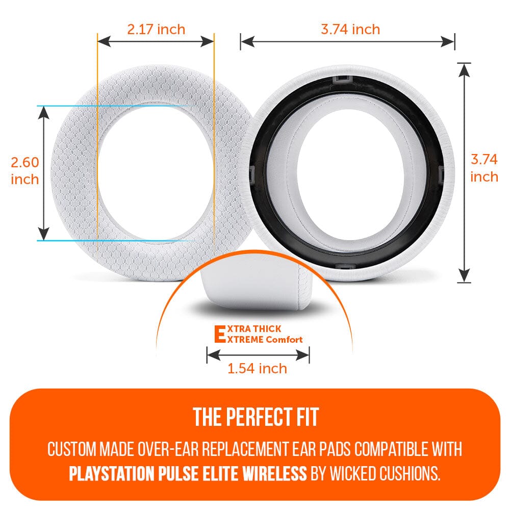 Apos Audio Wicked Cushions Cooling Gel Ear Pads PlayStation Pulse Elite Cooling Gel Earpads - WC FreeZe Pulse Elite