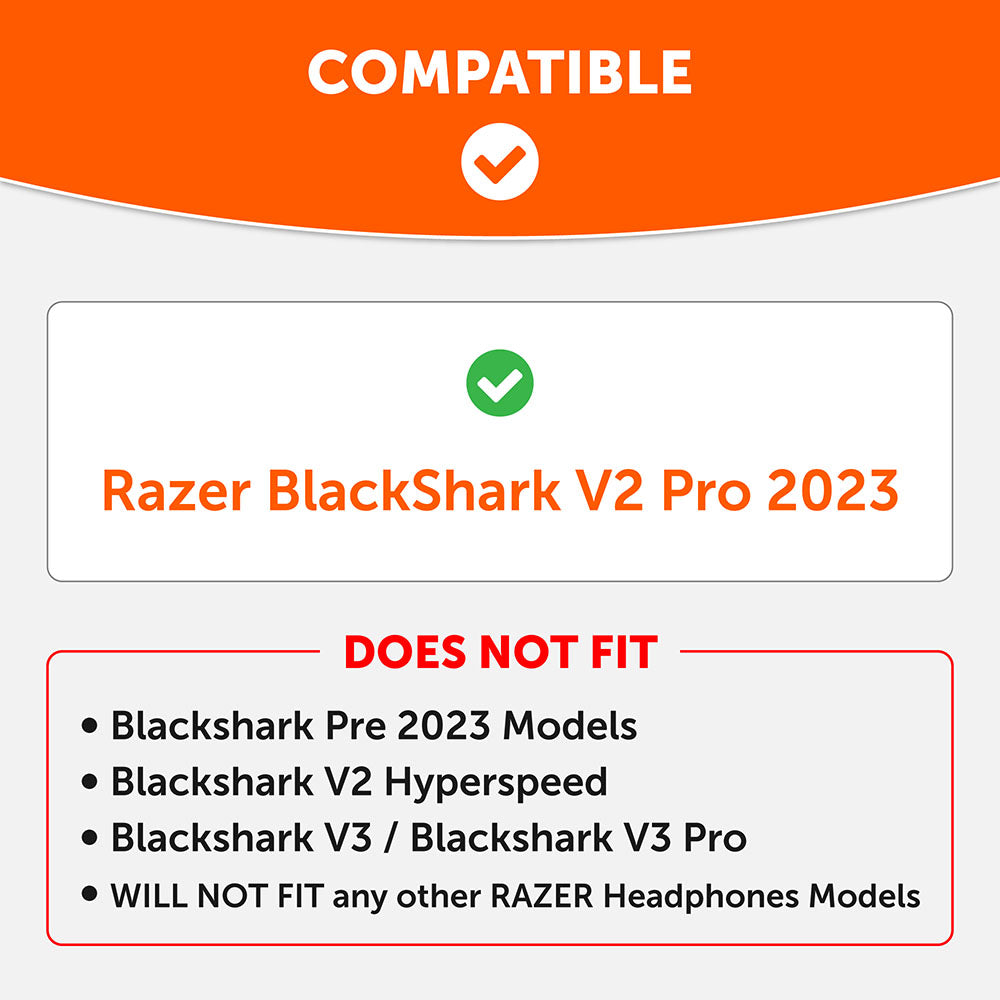 Apos Audio Wicked Cushions Cooling Gel Ear Pads Razer Blackshark V2 Pro 2023 Earpads - WC FreeZe Cooling Gel
