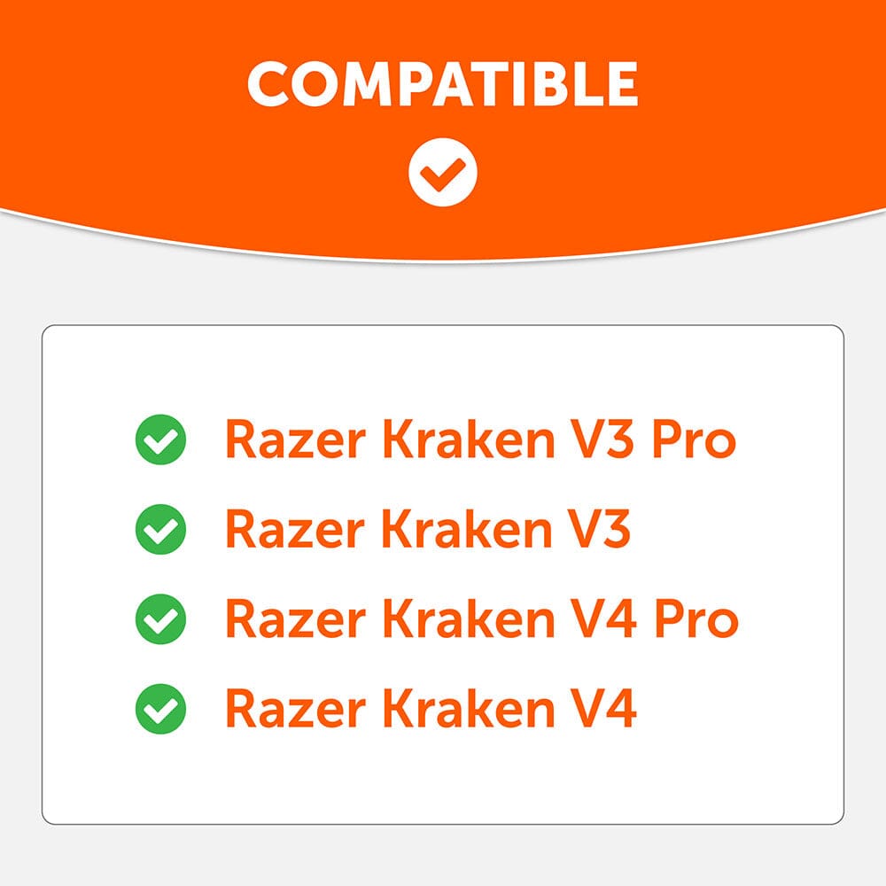 Apos Audio Wicked Cushions Cooling Gel Ear Pads Razer Kraken V3, V3 Pro, V4 & V4 Pro Earpads - WC FreeZe Cooling Gel