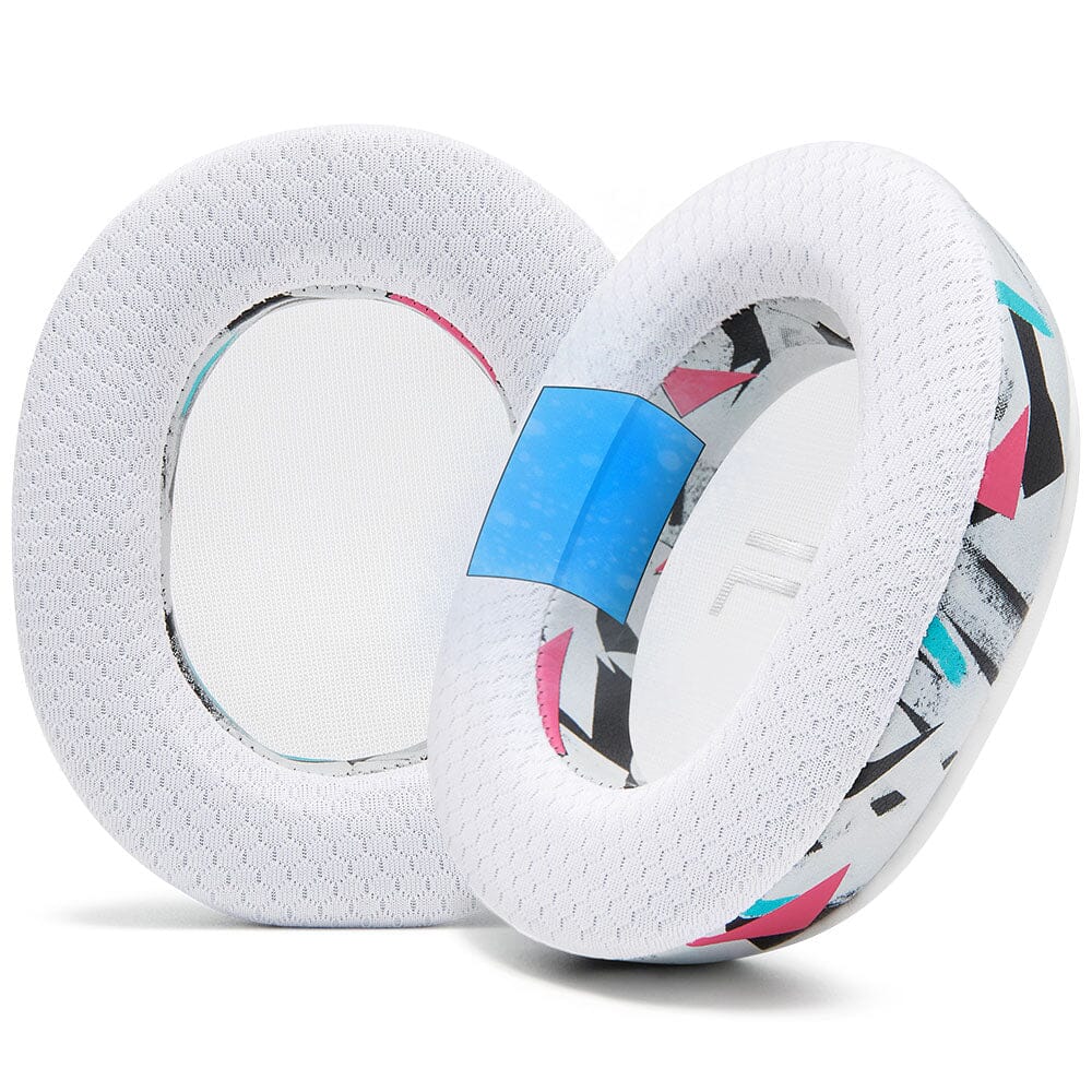Apos Audio Wicked Cushions Cooling Gel Ear Pads RIG 600, 700, 800 & 900 Series Earpads - WC FreeZe Cooling Gel 90s White