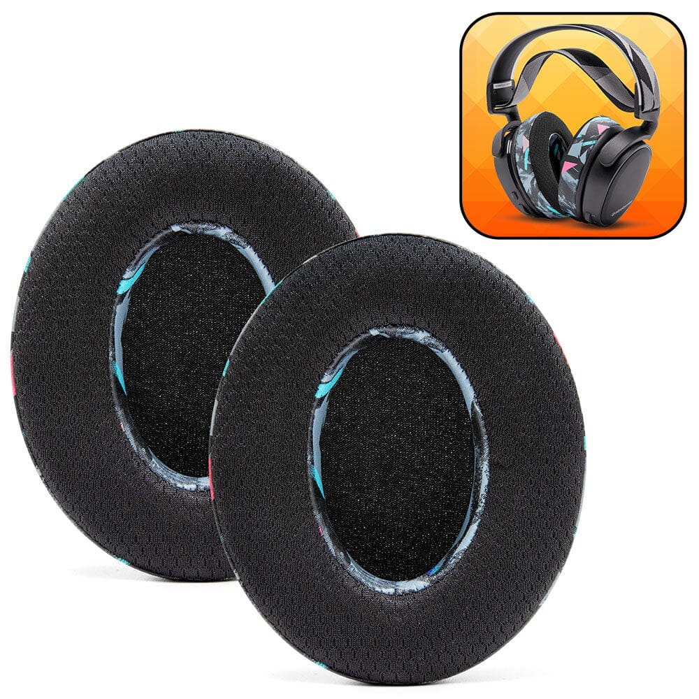 Apos Audio Wicked Cushions Cooling Gel Ear Pads WC FreeZe - Hybrid Cooling Gel Infused Ear Pads for ATH M50X 90s Black
