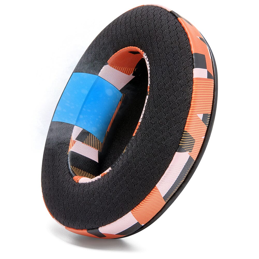 Apos Audio Wicked Cushions Cooling Gel Ear Pads WC FreeZe - Hybrid Cooling Gel Infused Gaming Earpads Orange Prism
