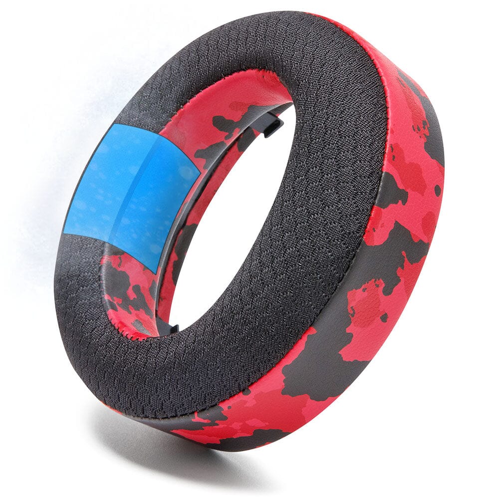Apos Audio Wicked Cushions Cooling Gel Ear Pads WC FreeZe Pulse 3D - Cooling Gel Earpads For PS5 Pulse 3D Headset Red Camo