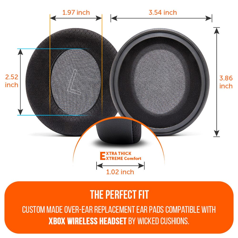 Apos Audio Wicked Cushions Cooling Gel Ear Pads Xbox Wireless Gaming Headset Earpads - WC FreeZe Cooling Gel