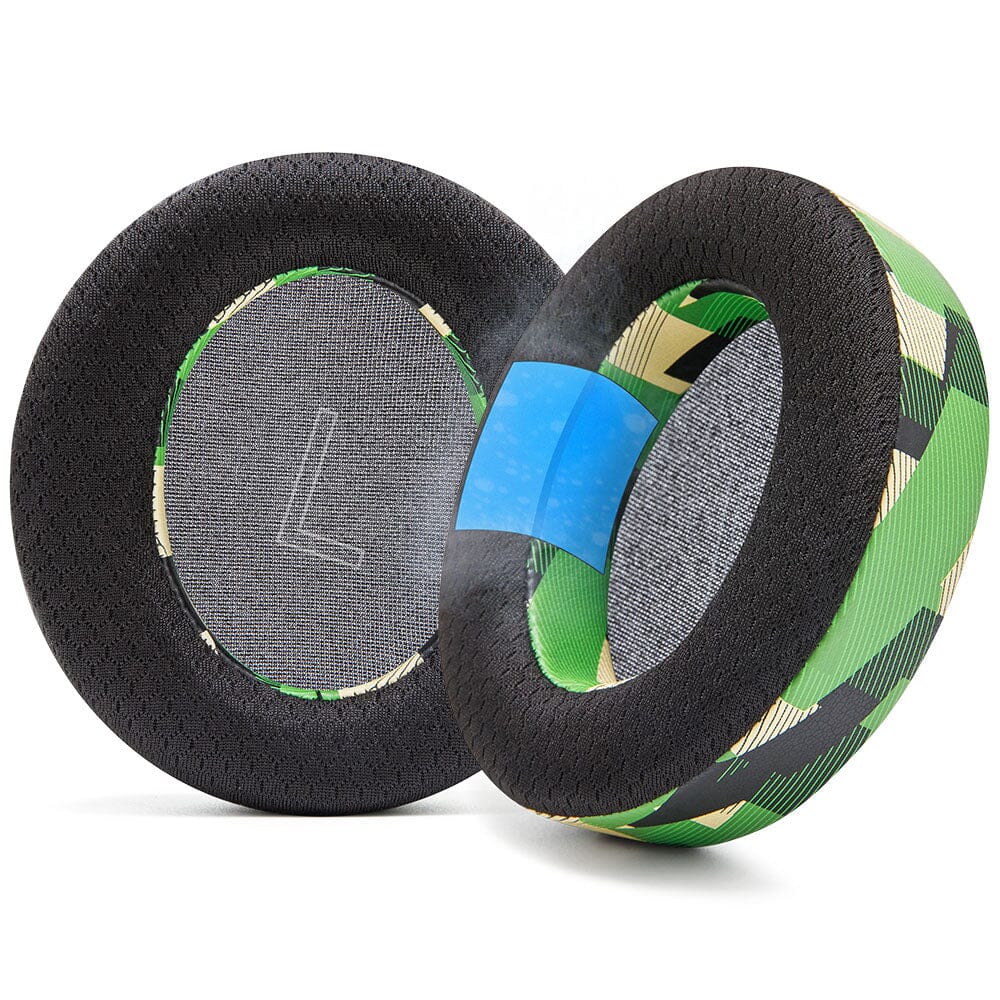 Apos Audio Wicked Cushions Cooling Gel Ear Pads Xbox Wireless Gaming Headset Earpads - WC FreeZe Cooling Gel Green Prism